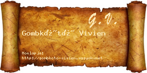 Gombkötő Vivien névjegykártya